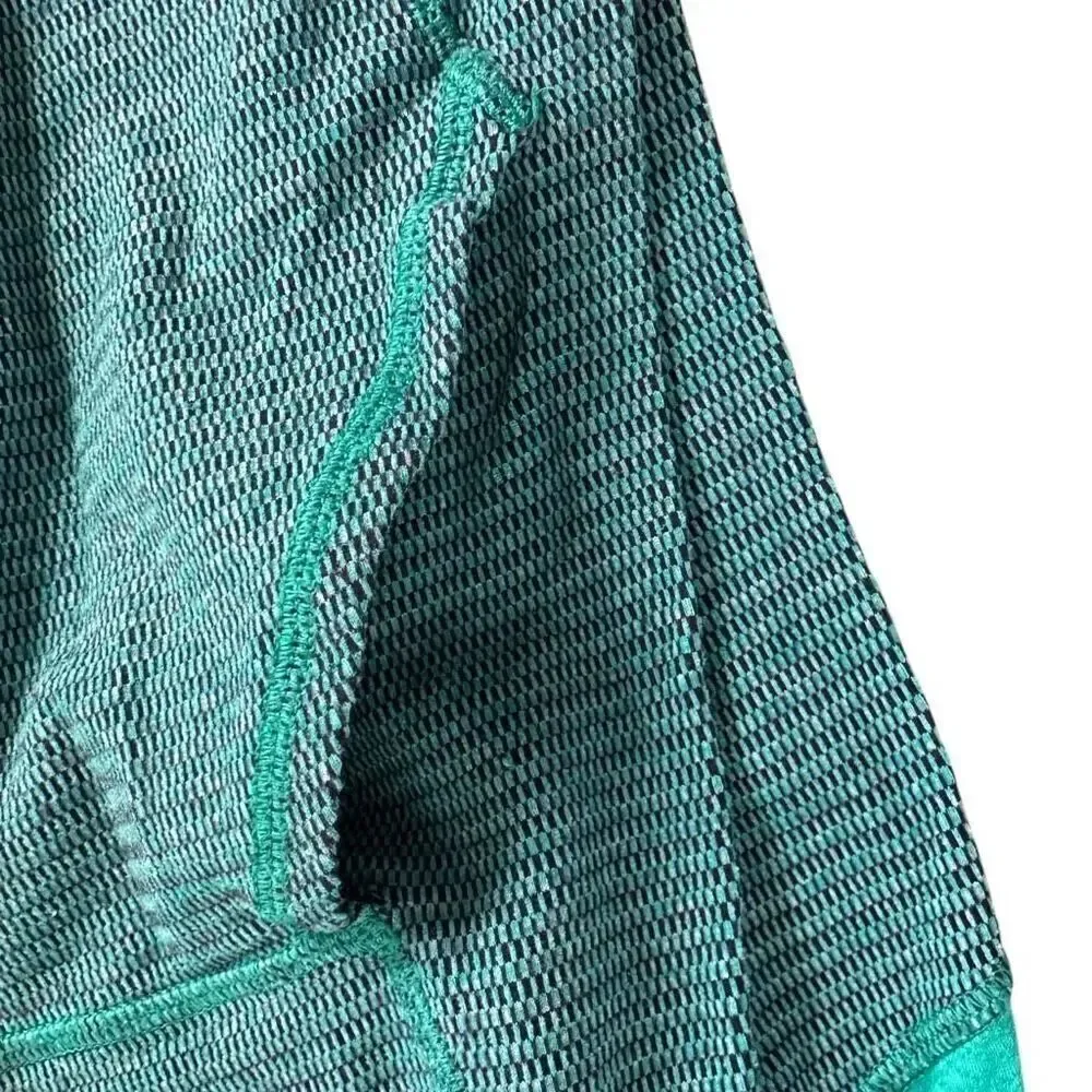 Ivivva by Lululemon Teal 1/4 zip Popover size 8